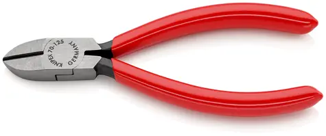 Knipex 70 01 125 EAN Boční štípací kleště 125mm / měkký: 3mm / polotvrdý: 2.3mm / tvrdý: 1.5mm