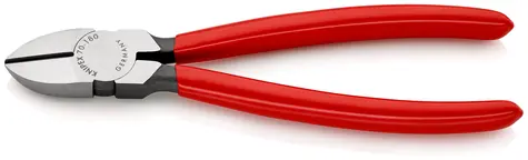 Knipex 70 01 180 EAN Boční štípací kleště 180mm / měkký: 4mm / polotvrdý: 3mm / tvrdý: 2.5mm