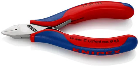 Knipex 77 72 115 Boční štípací kleště pro elektroniku 115mm / měkký: 0.3 - 0.8mm 