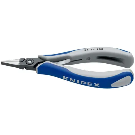 Knipex 34 12 130 Přesné přidržovací kleště na elektroniku - ploché 135mm / délka čelistí:21.9mm