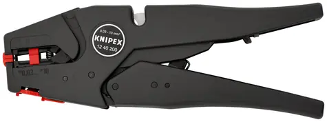Knipex 12 40 200 SB Samonastavitelné kleště pro odizolování 200mm / 3 - 18 mm / 0.03 - 10 mm2 / AWG 32 - 7