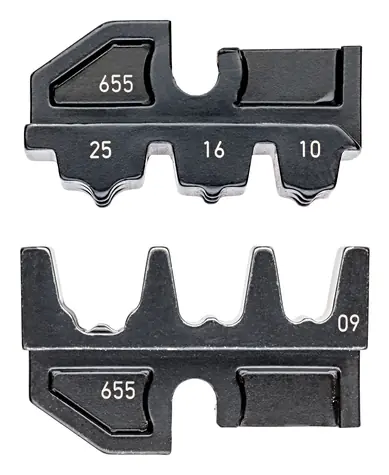 Knipex 97 49 09 Lisovací profil pro dutinky / 10 & 16 & 25mm2 / AWG 7 | 5 | 3 / hnizd: 3