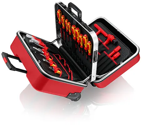 Knipex BIG Twin Move 98 99 15 Kufr s nářadím červená