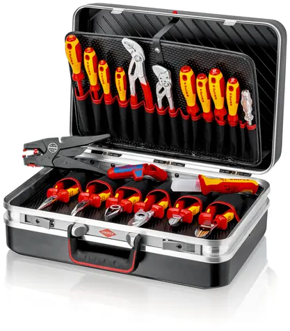 Knipex 00 21 20 Kufr s nářadím „Vision24“ Elektro 20-dílná