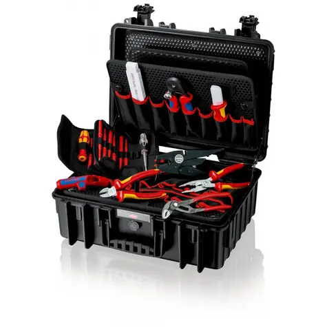Knipex 00 21 35 Kufr s nářadím „Robust23“ Elektro 7-dílná