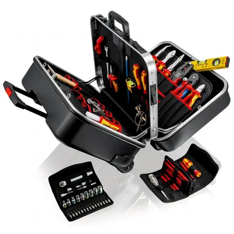 Knipex 00 21 41 Kufr s nářadím „BIG Twin Move“ Elektro 21-dílná