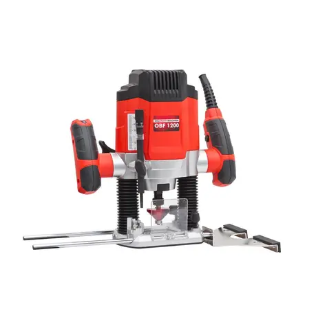HOLZMANN OBF1200_230V / Horní frézka / 1200W / 11.000 - 30.000 ot-min / zdvih 0-55 mm / průměr sklíčidla 8&6