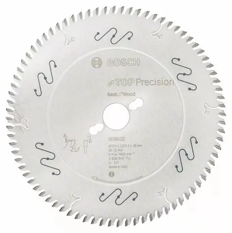 BOSCH Top Precision Best for Wood 2608642113 / Pilový kotouč do okružních pil / 250 x 3.2 mm / 30mm / 80 zubů