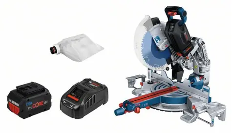 BOSCH GCM18V-305 GDC Professional / Aku pokosová pila / 18V / 5.5 Ah / 4000 ot-min. / Průměr 305 / Hloubka řezu 120 mm 