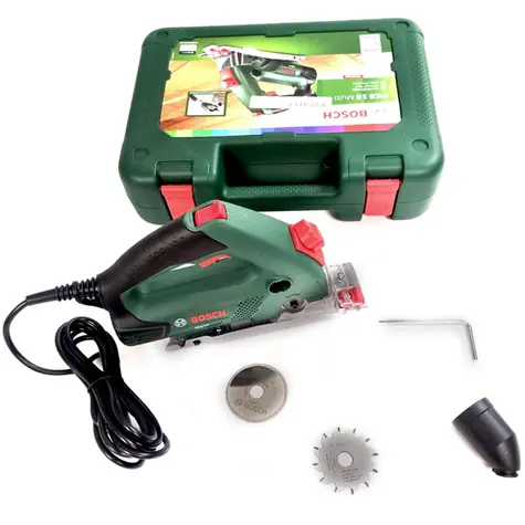 BOSCH PKS 16 / Okružní minipila / 620 W / 6400 ot-min. / Průměr 65 / Hloubka řezu 16 mm