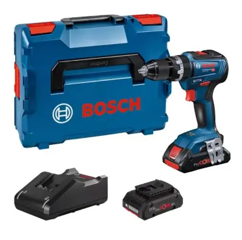 BOSCH GSB 18V-55 / Aku Vrtací šroubovák / 18V / 13mm sklíčidlo / 1800 ot-min / 55 Nm / 2 x 4.0 Ah