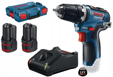 BOSCH GSR 12V-35 - 2x 3.0 Ah / Aku Vrtací šroubovák / 12V / 10mm sklíčidlo / 1750 ot-min / 35 Nm / 2 x 3.0 Ah