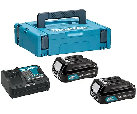 Makita Energy Kit 197658-5 / 2x aku BL1021B / 1x nabíječka DC10SB / 1x Makpac 821549-5