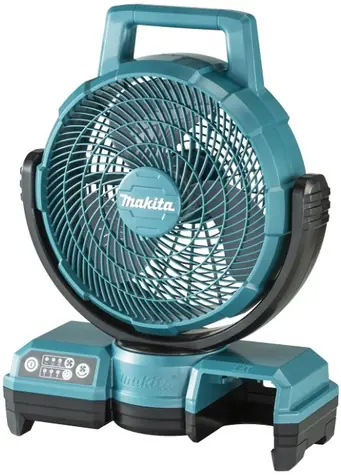 Makita DCF203Z / ventilátor / 3 rychlosti / nastavitelný úhel / aku a síťové napájení / průměr 235mm