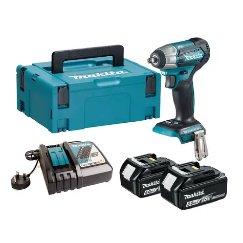Makita DTW180RTJ / Aku Rázový utahovák / 18V / 3|8