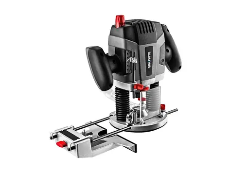 Graphite 59G717 /  Vrchní frézka / 1300W / 8 - 12 mm / 11000 - 28000 ot.-min / Hloubka 55 mm