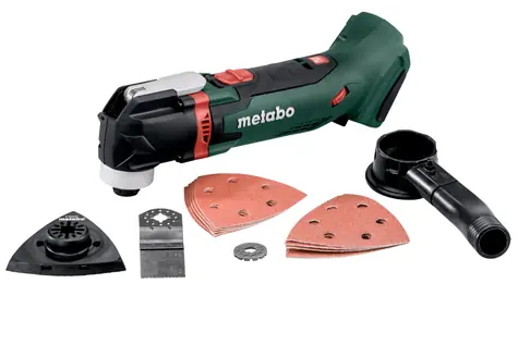 Metabo MT 18 LTX / Aku Multifunkční nástroj / 18V / 7000-18000 kmitů-min / Oscilace 1.6°