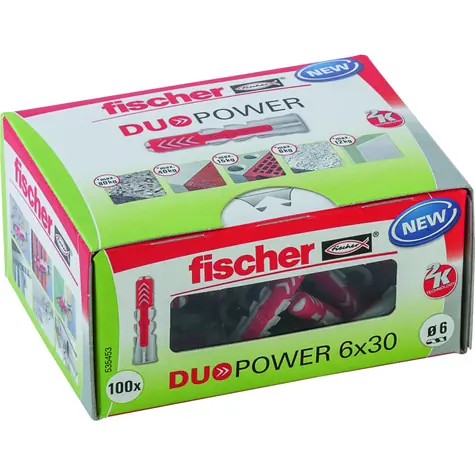 fischer DuoPower 6x30 LD hmoždinky 100 ks
