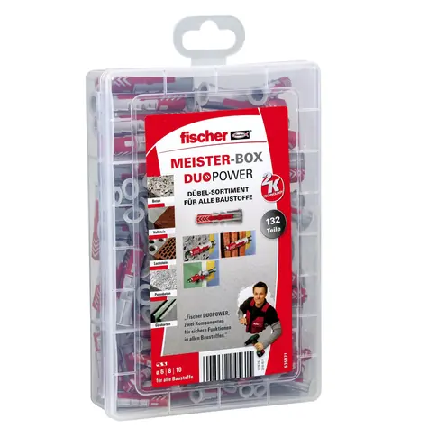 fischer master box DuoPower sada hmoždinek DuoPower 6 & 8 & 10