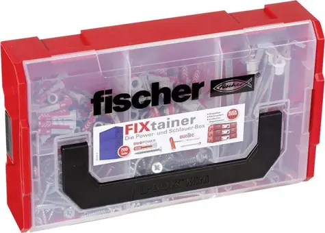 fischer FixTainer - DuoPower & DuoTec + šrouby 200 ks / sada hmoždinek + šrouby 