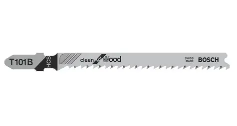 BOSCH 2608630030 / Pilový plátek do kmitací pily T 101 B / HCS / 100 mm / rozteč: 2.7 mm / 5 ks