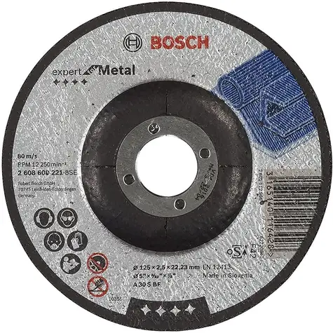 BOSCH Expert for Metal 2608600221 / Dělicí kotouč profilovaný/ 125x22.23 mm / Šířka řezu 2.5 mm