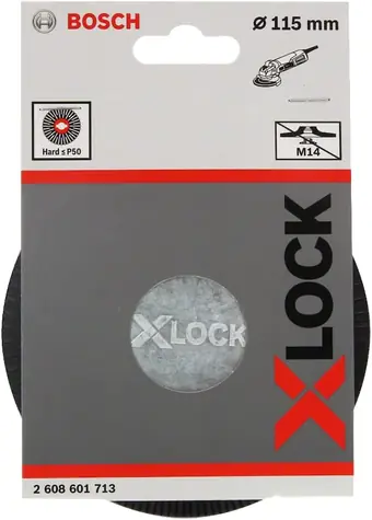 BOSCH 2608601713 / Opěrný talíř systému X-LOCK / 115 mm / hrubý