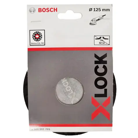 BOSCH 2608601715 / Opěrný talíř systému X-LOCK / 125 mm / střední
