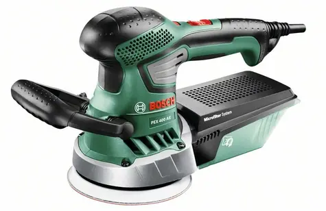 BOSCH PEX 400 AE / Excentrická bruska / 350W / 125 mm / 21.200 ot. za min.