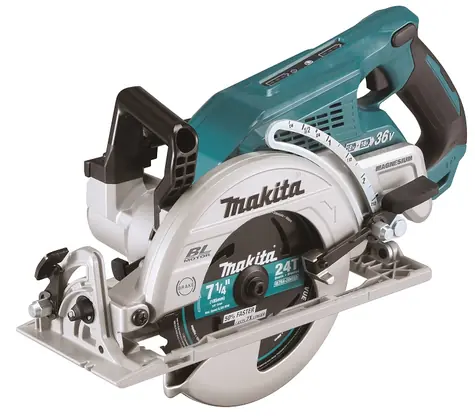 Makita DRS780Z / Aku Okružní pila / 2x 18V / Průměr 185 mm / 5100 ot-min / Hloubka řezu 65 mm / bez Aku
