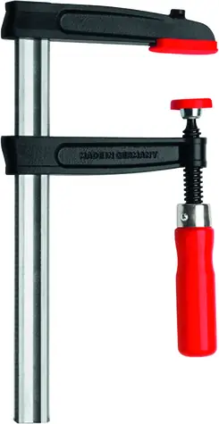 Bessey TPN20BE / Šroubová svěrka z temperované litiny s dřevěnou rukojetí / 200 x 100 mm / upínací síla až 5500 N