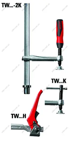 Bessey TW28-30-12-2K / Upínací prvek s pevným vyložením TW / 300 x 120 mm / upínací síla až 5000 N