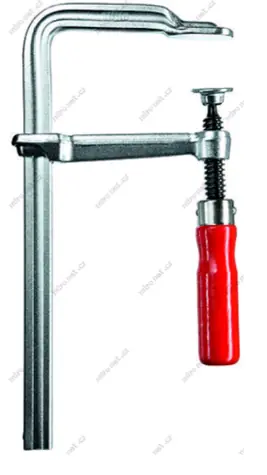 Bessey classiX GS25 / Šroubová celoocelová svěrka s dřevěnou  rukojetí / 250 x 120 mm / upínací síla až 5000 N
