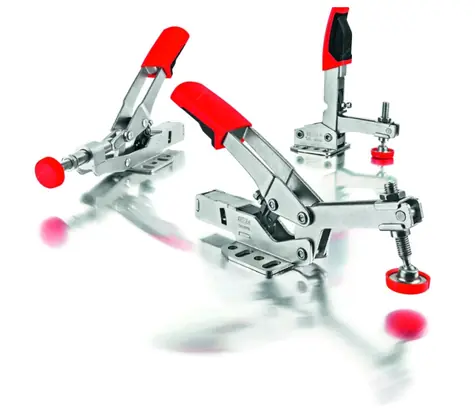 Bessey STC-VH50 / Svislý upínač s vodorovnou upínací deskou / Rozpětí: 40mm / přizpůsobení: 35mm 