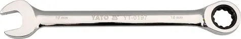YATO Očkoplochý ráčnový klíč 13 mm / Délka 180 mm