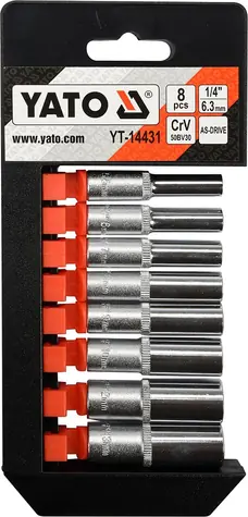 YATO YT-14431 Sada Nástrčný klíč šestihranný 1|4