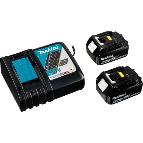 Makita Energy Kit 197624-2 / Makpac / Nabíječka DC18RC / 2x Akumulátor BL1850B / kufr / 18V / 5.0 Ah