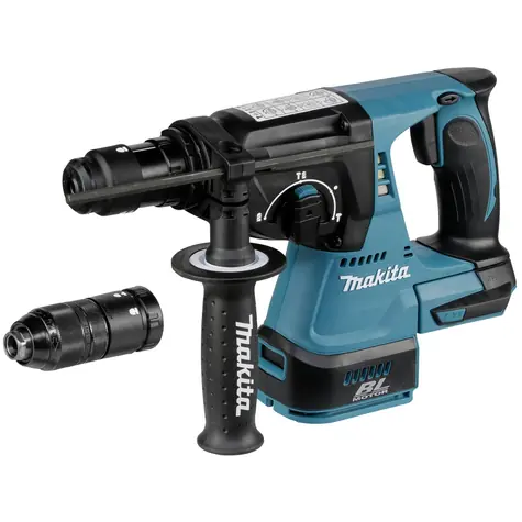 Makita DHR243ZJ / Aku kombinované kladivo / 18V / bez aku / SDS-plus / 950 ot-min / 4700 úderů-min / 2.0 J