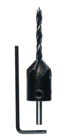 BOSCH 2608595345 / Spirálové vrtáky do dřeva se záhlubníkem / 3 x 16 mm