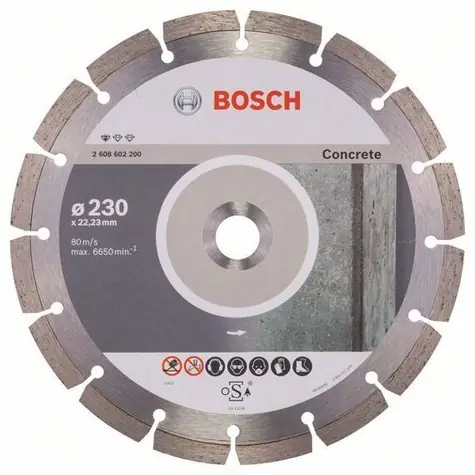 BOSCH 2608602200 / Diamantový řezací kotouč / Průměr 230 x 22.23 mm / Šířka řezu 2.3 mm