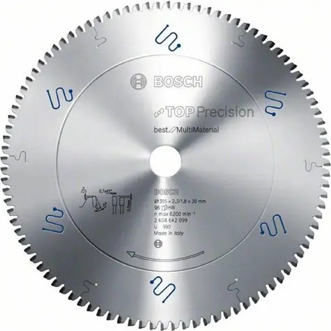 BOSCH Top Precision Best for Multi Material 2608642099 / Pilový kotouč / 305x30 mm / Šířka řezu 2.3 mm / 96 zubů 