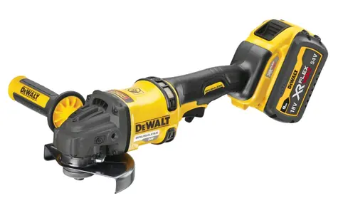 DeWalt DCG418X2 / Aku Úhlová bruska / 54V XR / Li-Ion / Průměr kotouče 125 mm / 9.000 ot-min / 2x 9 Ah