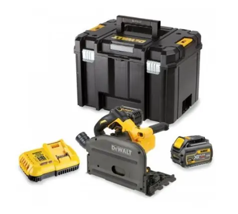 DeWalt DCS520T2 / Aku kotoučová pila / 54V / Průměr kotouče 165 mm / 4.200 ot-min / Hloubka řezu 55 mm / 2x 6.0 Ah