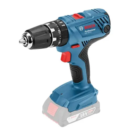 BOSCH GSB 18V-21 Professional - bez aku / Aku příklepová vrtačka / 18V / 13mm sklíčidlo / 1800 ot-min / 55 Nm / bez aku