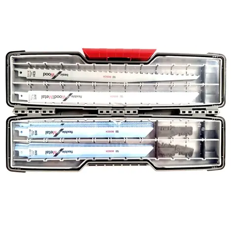 BOSCH 2607010996 / Sada pilových plátků pro přímočaré pily (20ks) / 5x S1122EF / 5x S1122BF / 5x S1222VF / 5x S1617K