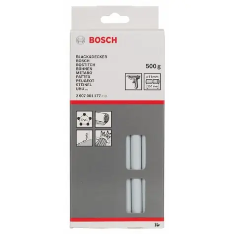 BOSCH 2607001177 Tavné lepidlo 11 x 200 mm šedá / 500g