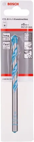 BOSCH 2608596055 / Vrták na dlaždice CYL-9 / Rozměry 8 x 120 mm