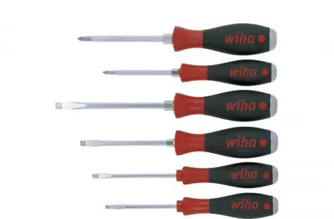 Wiha 21250 SoftFinish Sada šroubováků / 4 ploché & 2x Phillips / 6 ks