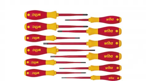 Wiha 41003 SoftFinish electric slimFix Sada šroubováků smíšená / 12 ks