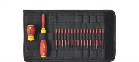 Wiha 41231 SoftFinish electric slimVario Sada šroubováků s nástavci / VDE 1000V / 18 dílů